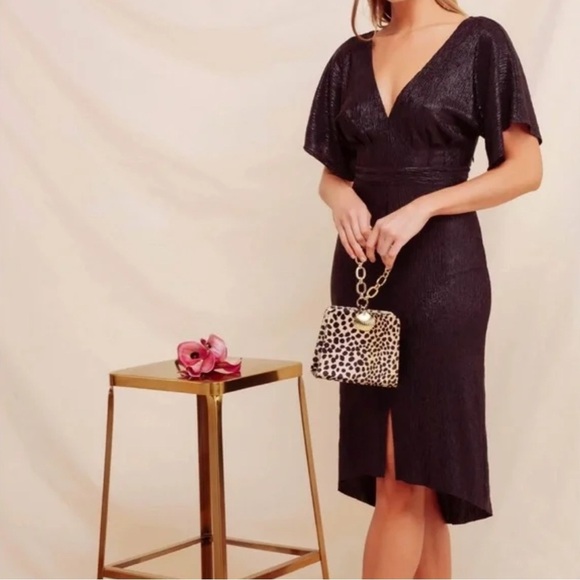ASTR Dresses & Skirts - Astr Elegant Black High Low Dress